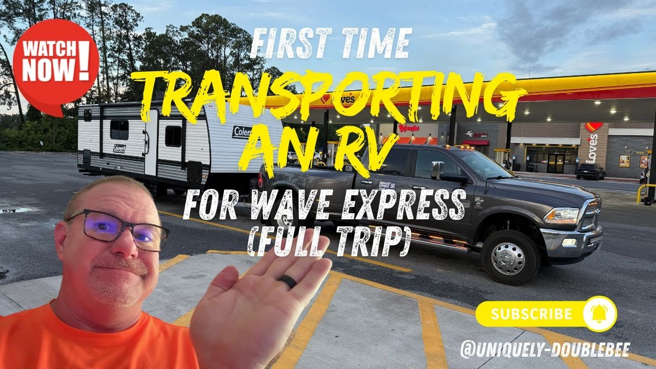 Первая перевозка автодома для Wave Express (полная поездка) #UniquelyDOUBLEBEE