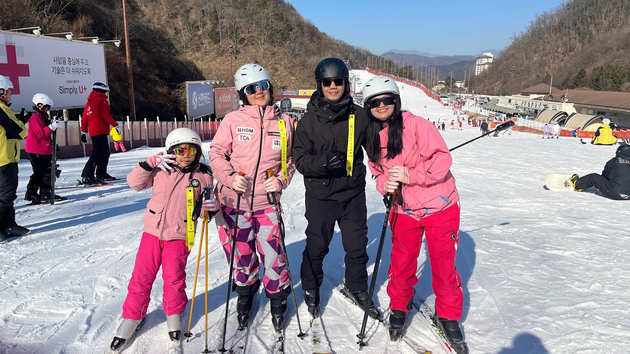 EP 2 South Korea winter experience | Suwon, Han river & Elysian ski resort