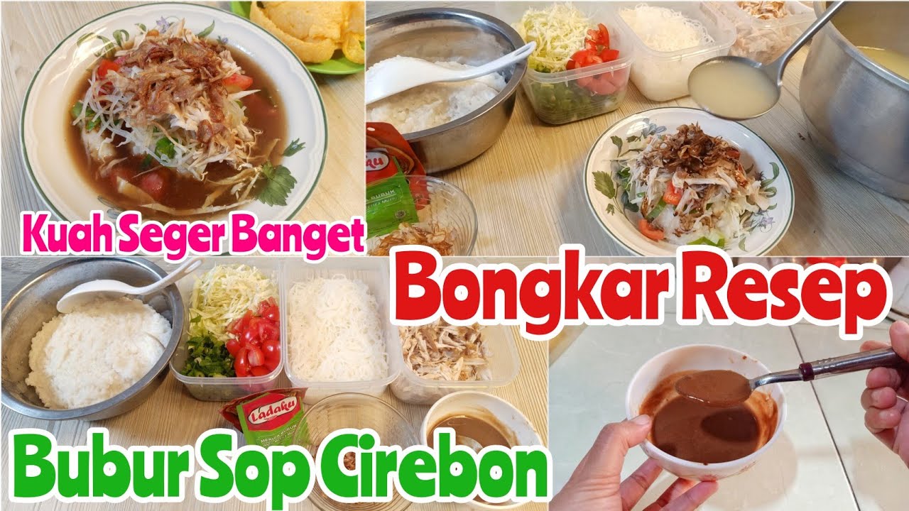 RESEP BUBUR SOP AYAM KHAS KOTA CIREBON ‼️✨ BUMBU RAHASIA YANG BIKIN KUAH ENAK ‼️