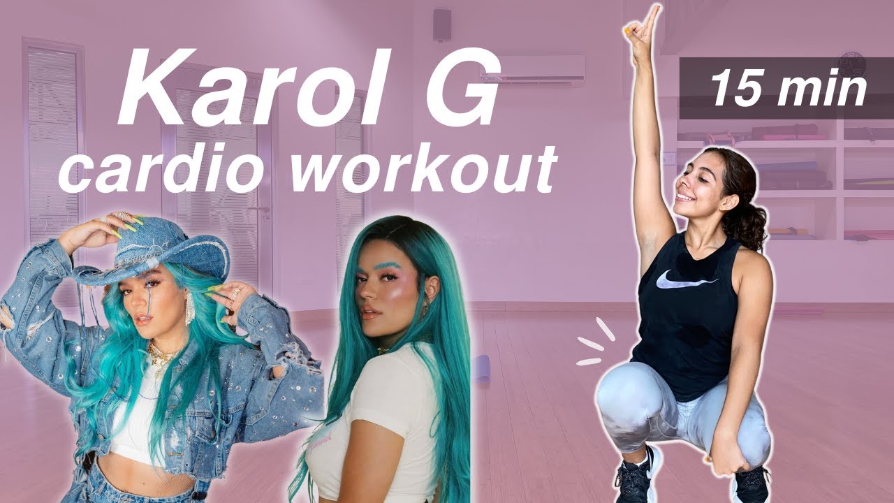 Karol G CARDIO WORKOUT | rutina Cardio + ABS + ARMS  con KAROL G  | EN CASA | BICHOTA WORKOUT🔥✨