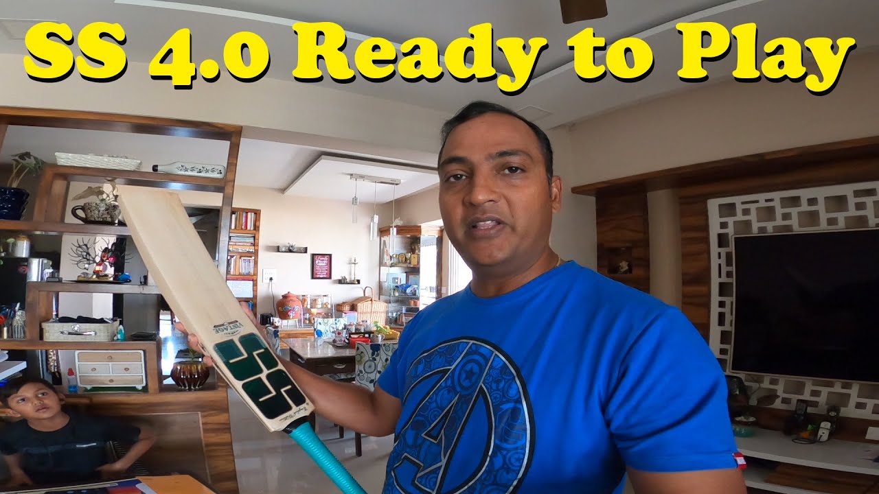 SS vintage 4.0 Ready to Play || बॅट तय्यार