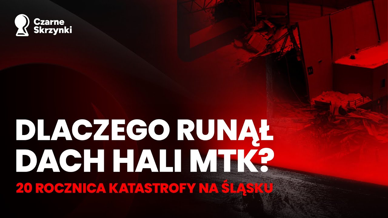 Dlaczego runął dach hali MTK? 20. rocznica katastrofy budowlanej na Śląsku