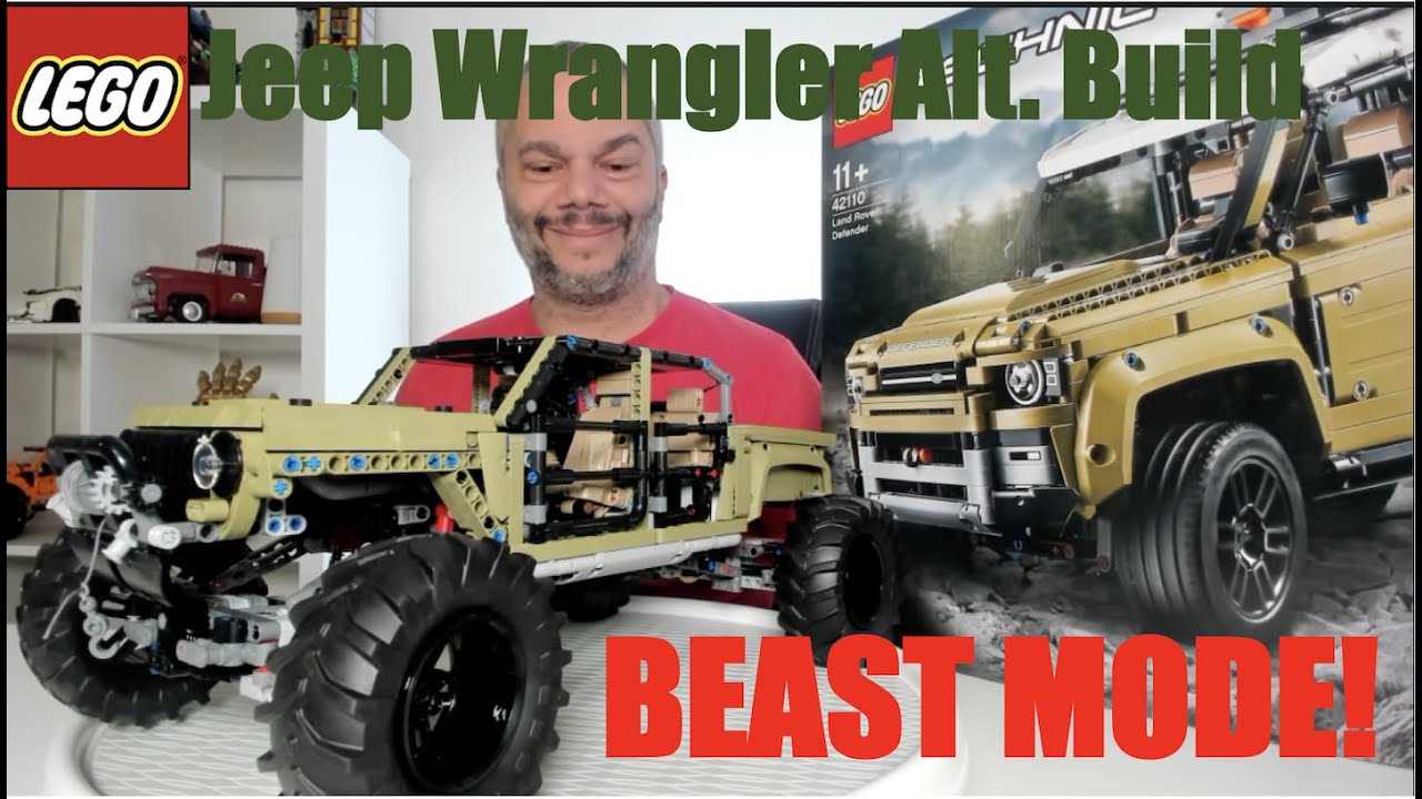 Lego Jeep Wrangler Alt. Build of set 42110.