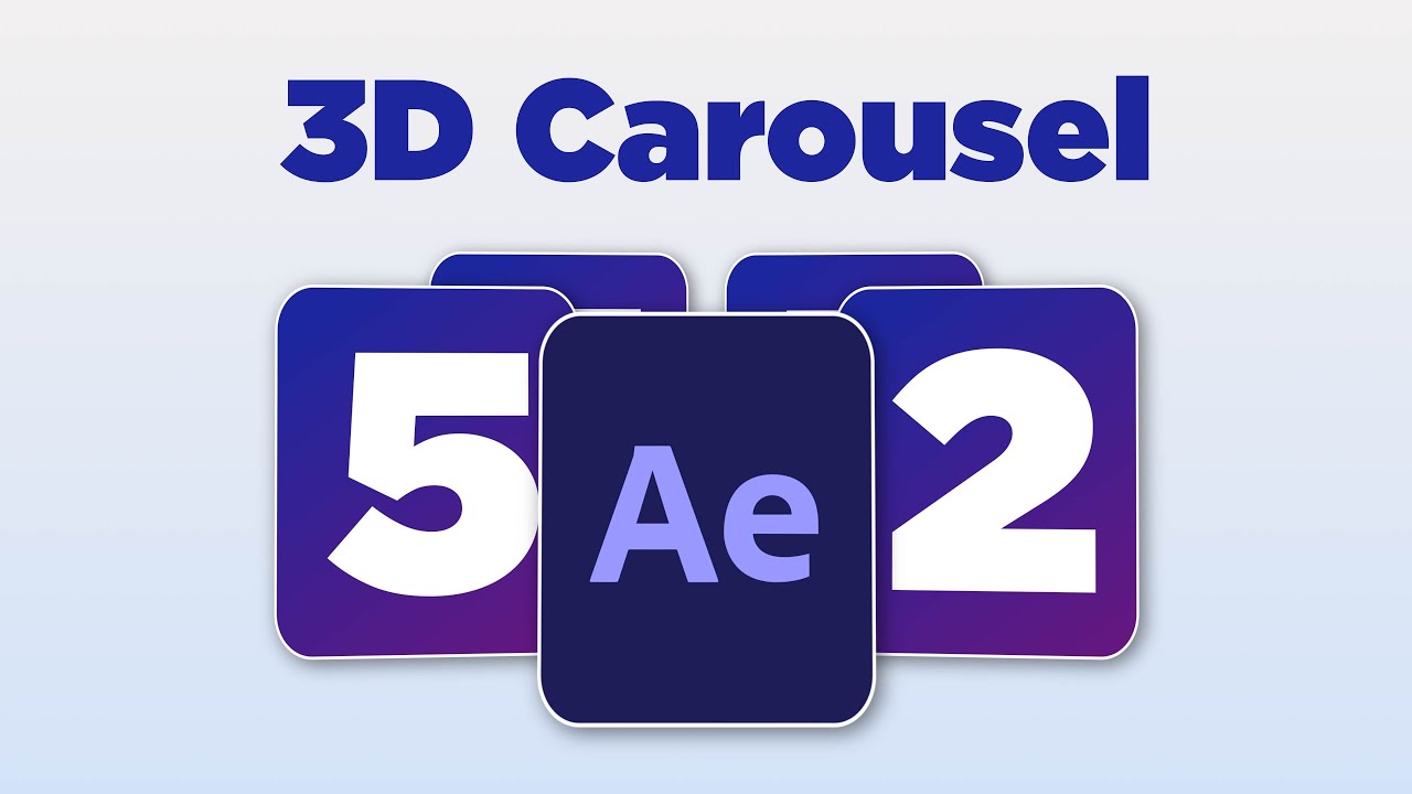 Как создать 3D-карусель в After Effects — быстрый и простой урок