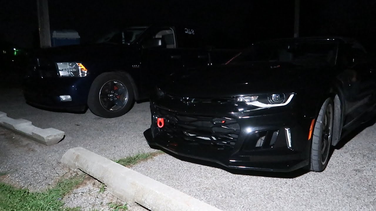 ZL1 Camaro VS Cammed Ram 1/8 Mile Street Race