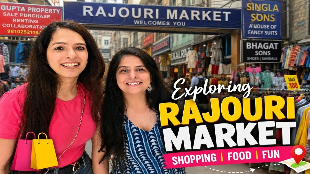Exploring Rajouri Garden Market Delhi | Food, Shopping & Complete Guide