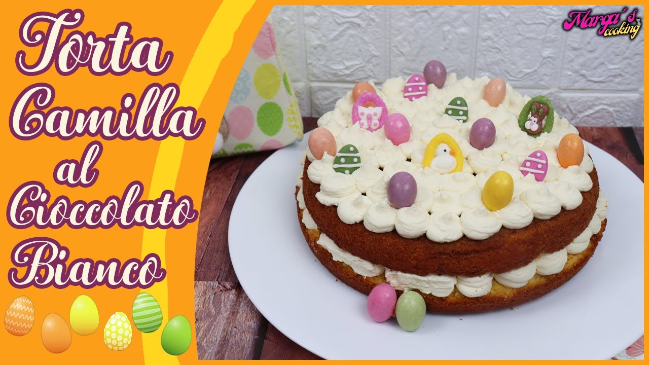 Carrot and orange cake with white chocolate🍊Torta CAMILLA con cioccolato bianco|torta di pasqua