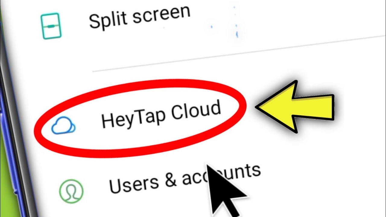 Как создать учетную запись HeyTap Cloud