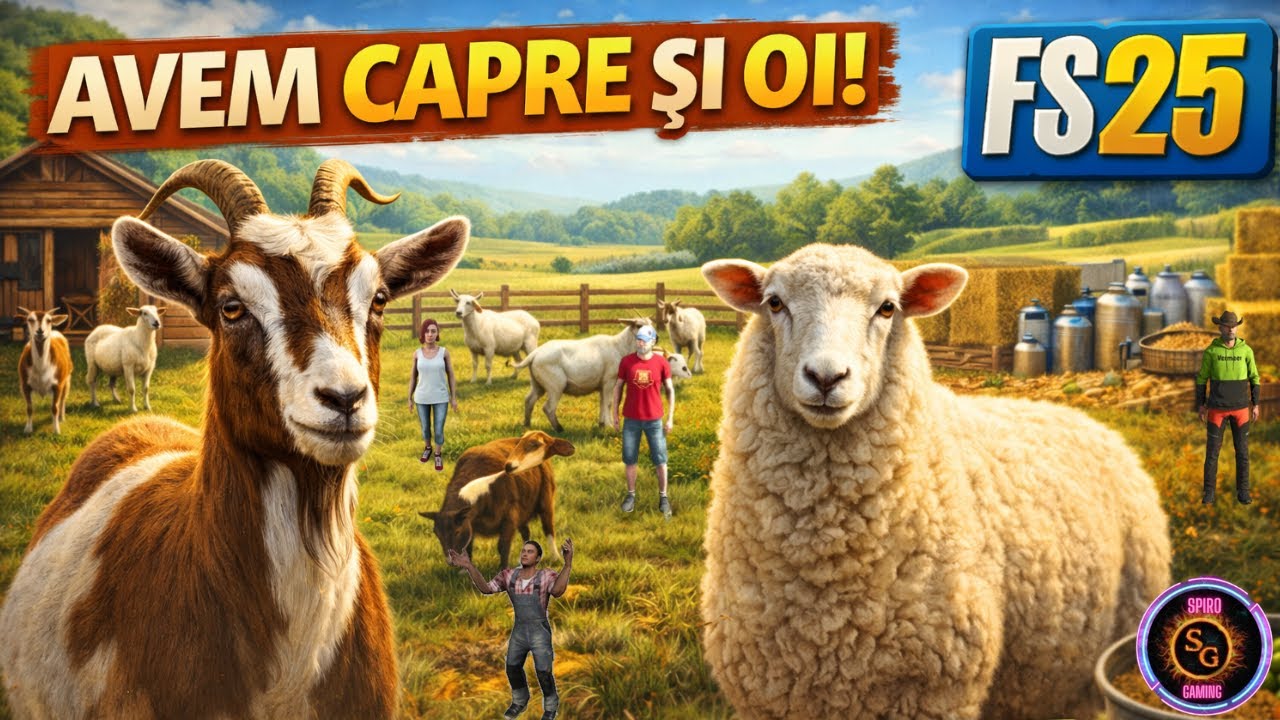 „FS25: Pas mare pentru fermă! Am cumpărat capre și oi!”..Ep 32..