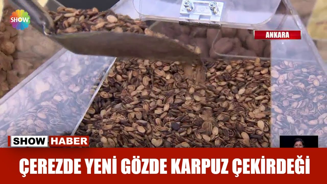 Çerezde yeni gözde karpuz çekirdeği!