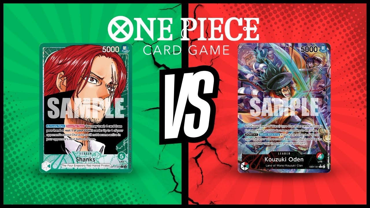 [OP17] One Piece TCG POV: G Shanks vs R/G Oden Round 1