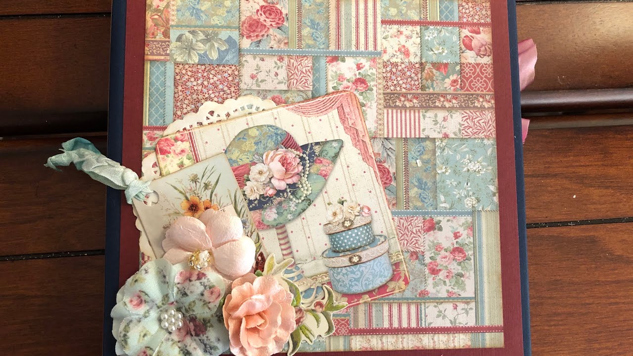 Stamperia Grand Hotel Scrap Mini Album Tutorial - pt 2 of 2