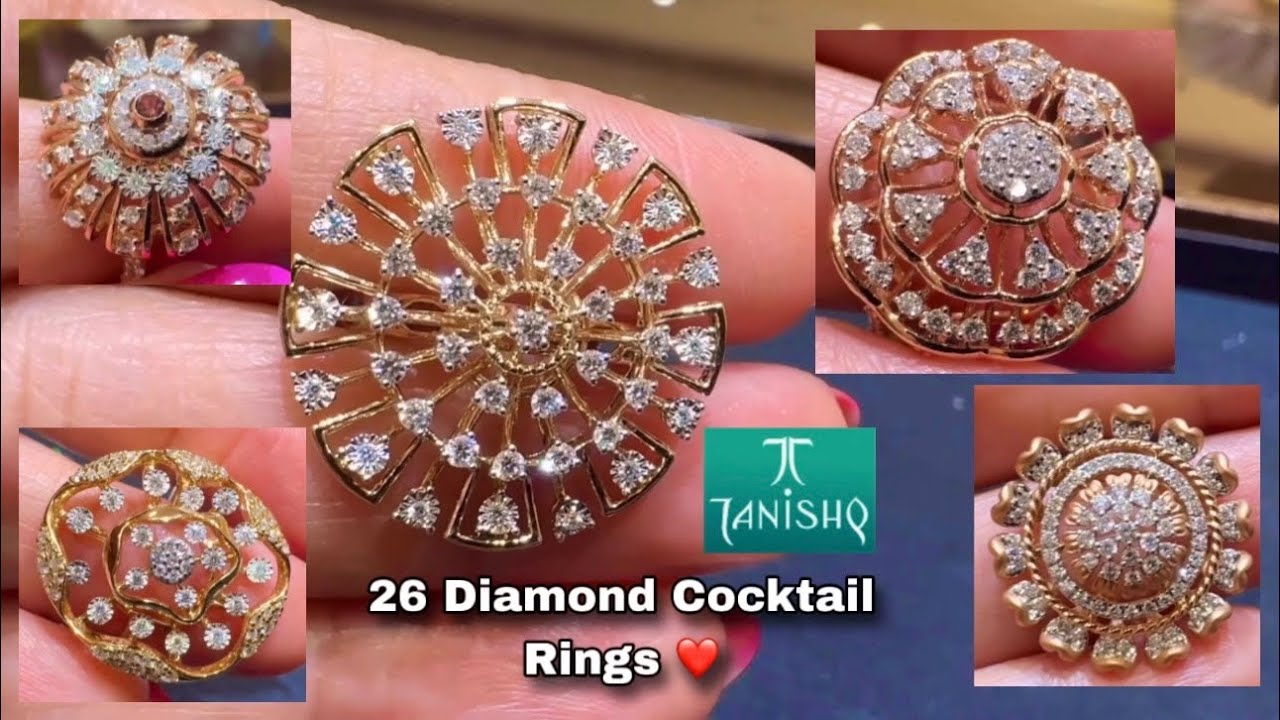 Tanishq New Diamond Cocktail Finger Rings With Price /Real Diamond Rings/Engagement Rings/Deeya