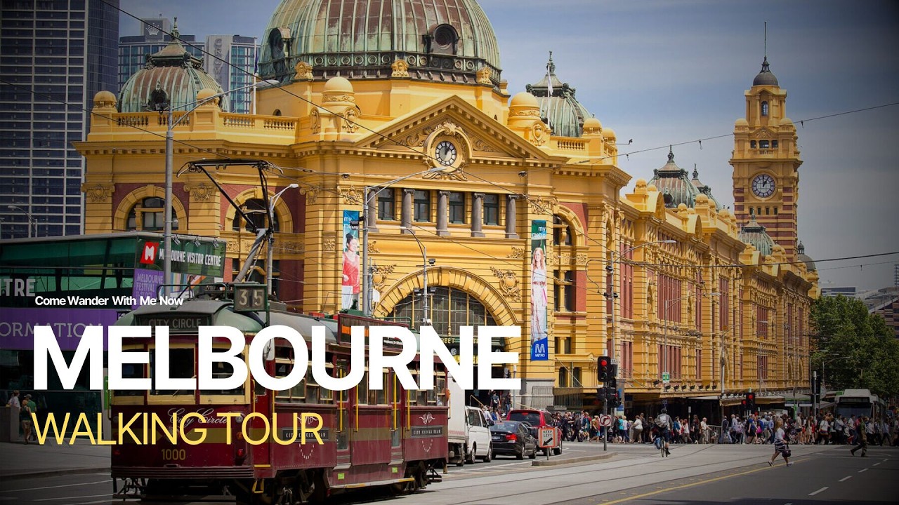 Melbourne is Stunning To Walk  - 4K