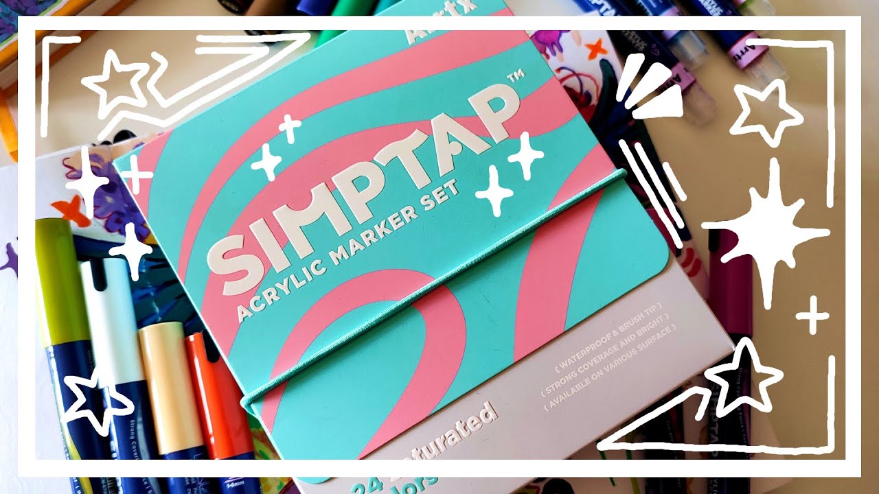 MORE Acrylic markers??? || Arrtx Simptap