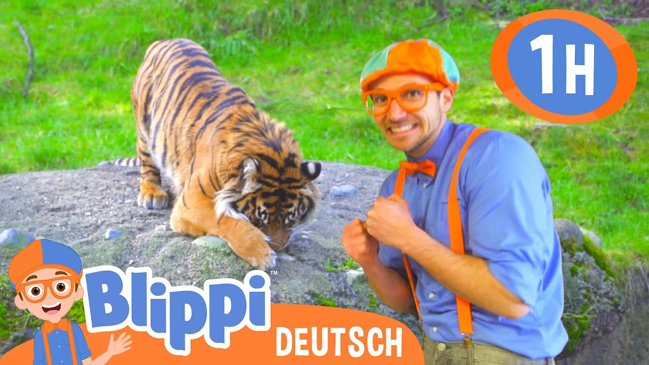 Blippi besucht einen Zoo 🐯 Blippi Deutsch | Abenteuer und Videos für Kinder