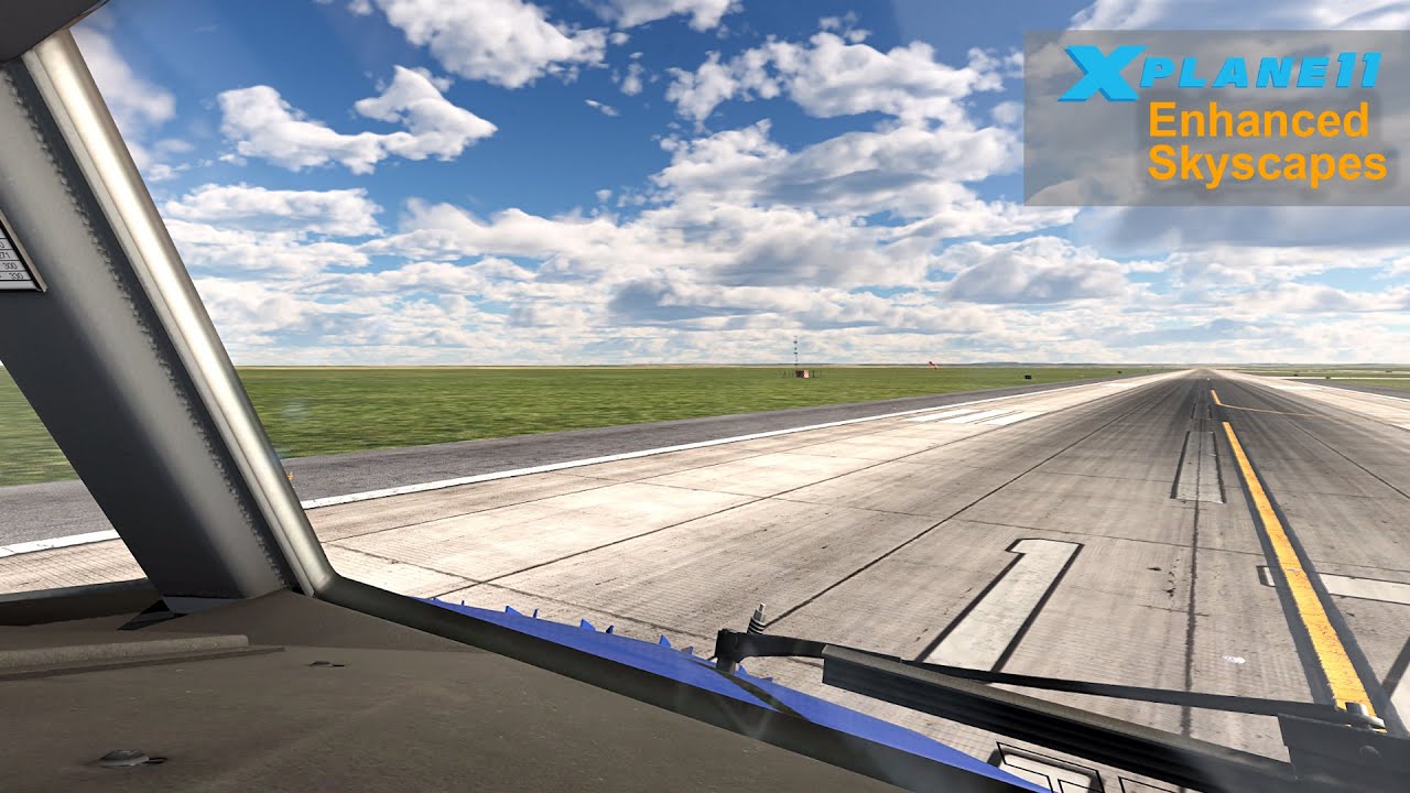 X-Plane 11 | Enhanced Skyscapes | A Preview of The Future?