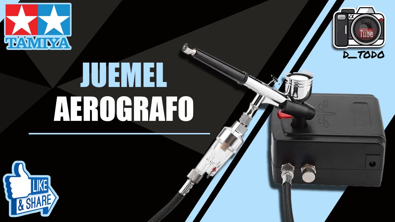 05 | JUEMEL AEROGRAFO M7016 EL MEJOR AEROGRAFO BARATO