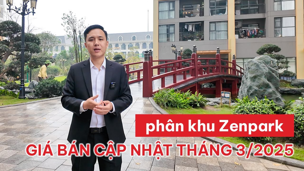 Giá bán chuyển nhượng phân khu Zenpark (Ruby) tại Vinhomes Ocean Park 2025