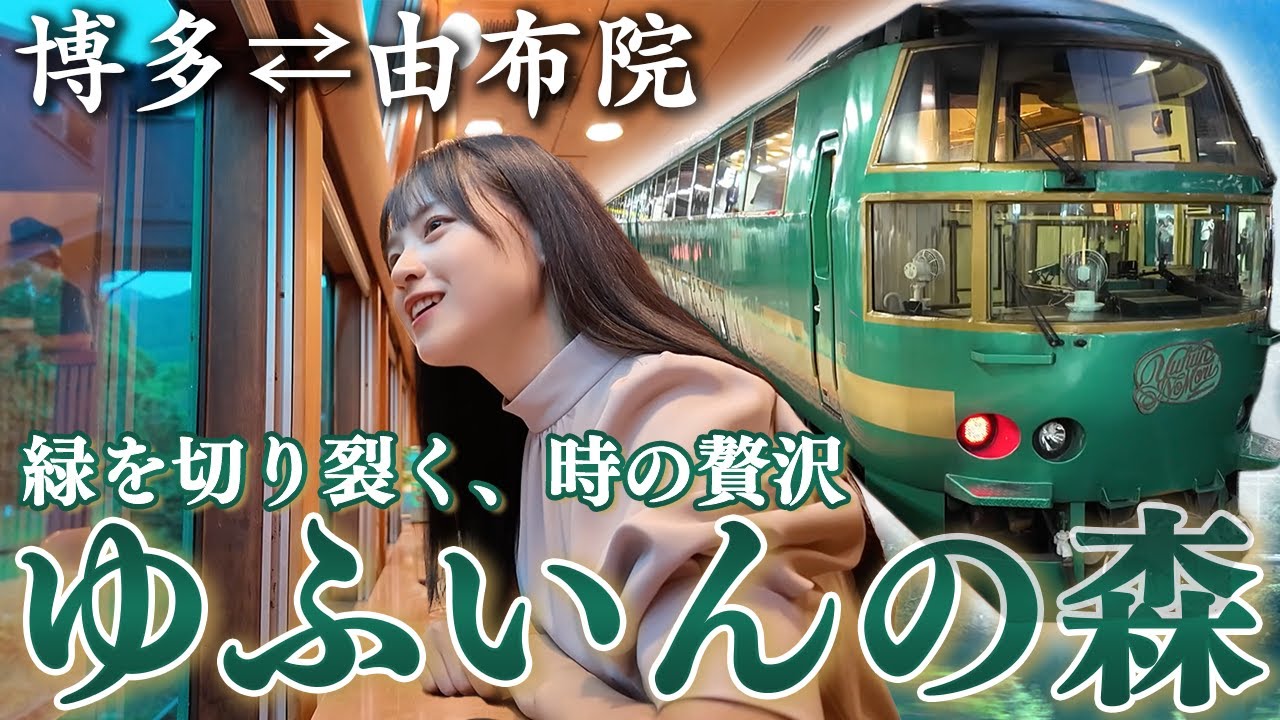緑を切り裂く九州の豪華列車、ゆふいんの森に乗ってきた【女子鉄道旅】