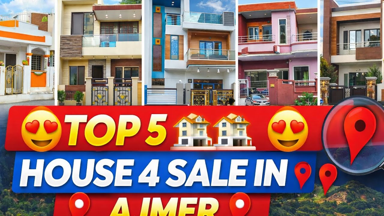Top 5 Housefor Sale in📍Ajmer | Budget to Luxury Homes