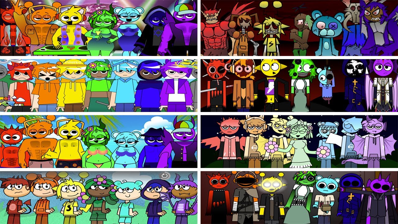 Incredibox - Sprunki but RAINBOW in ALL Human Edition | Part 2
