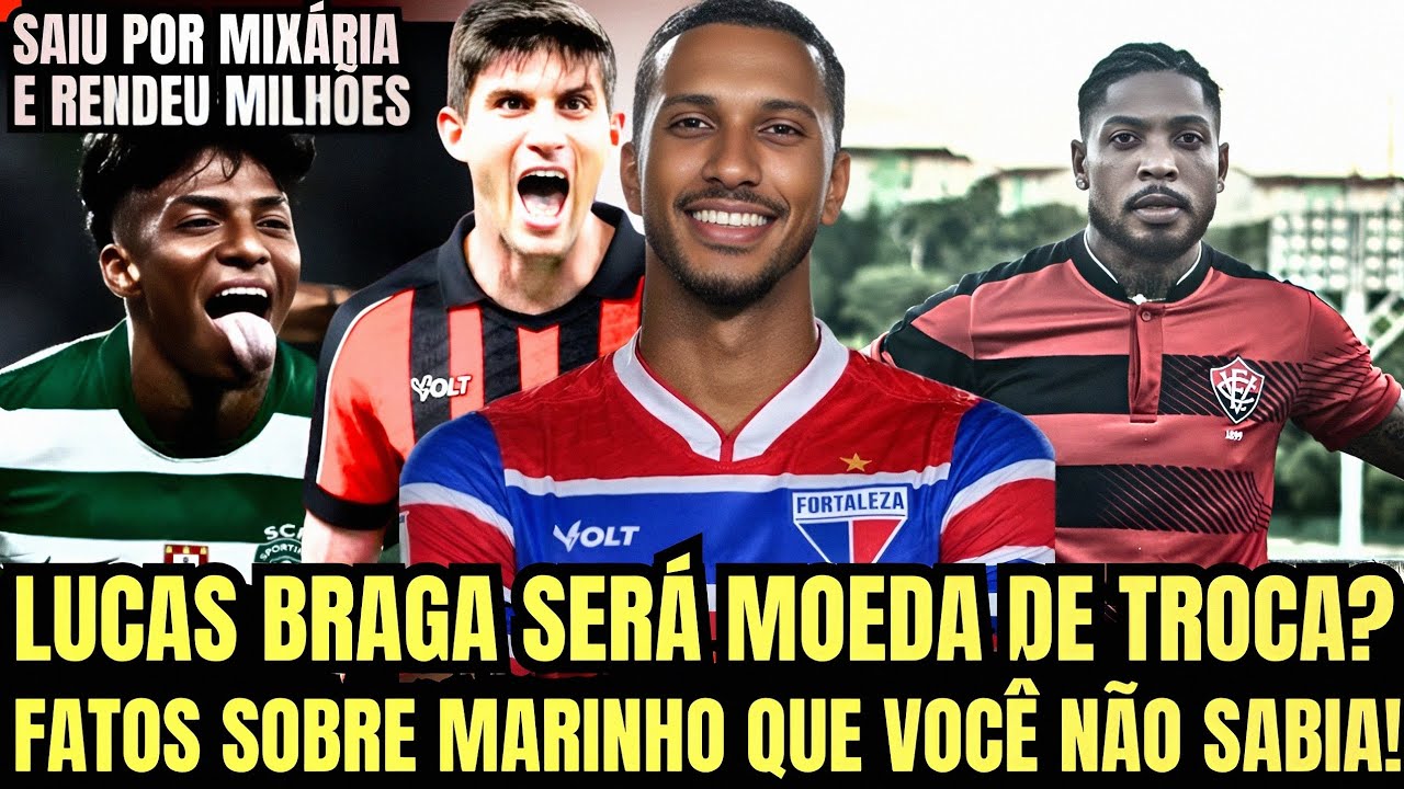 🚨 MARINHO SURPREENDE NO BRASILEIRÃO! 💣 ALISSON SANTOS RENDE MILHÕES 💰 TROCA ENVOLVENDO LUCAS BRAGA?