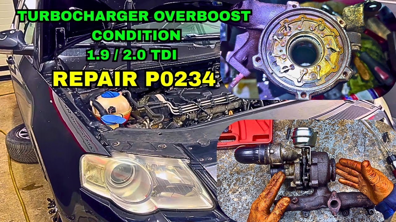 КАК УСТРАНИТЬ НЕИСПРАВНОСТЬ ТУРБОКОМПРЕССОРА P0234 1.9 /2.0 TDI!