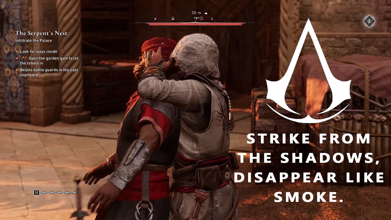The Hidden Blade in the Palace: AC Mirage Infiltration #assassinscreedmirage #assassinscreed #gamer