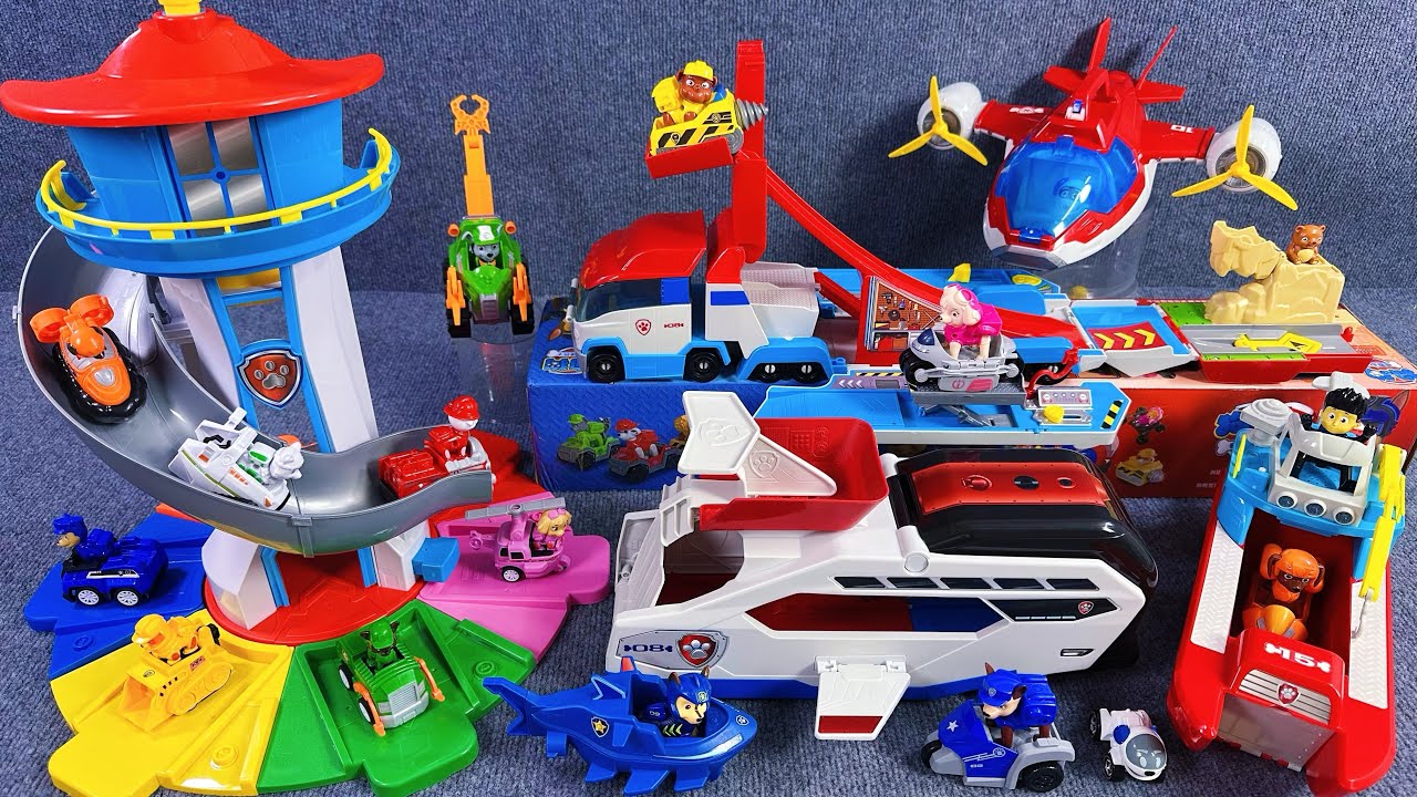 11 Minutes Satisfying with Unboxing Paw Patrol Watchtower and Rescue Playset ASMR | Review Toys