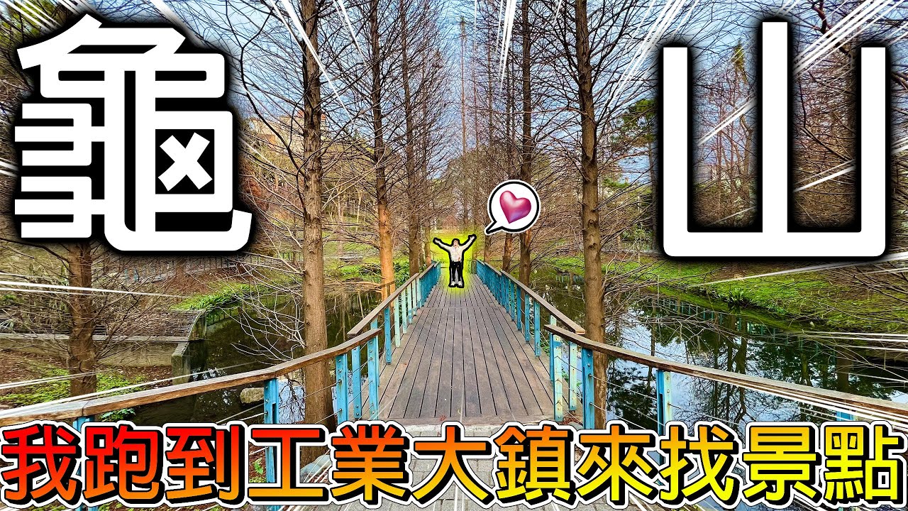 【冷門地區一日遊】轉進巷子直接從都市變鄉下？桃園龜山區超熱鬧但很難一日遊？我找到了超巨大烏龜雕像！！【冠哥】