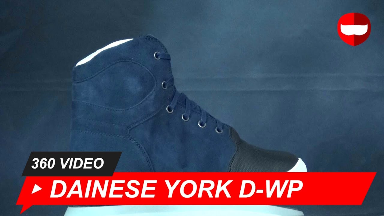 Dainese York D-WP Iris черный Iris белый обувь  - ChampionHelmets.com