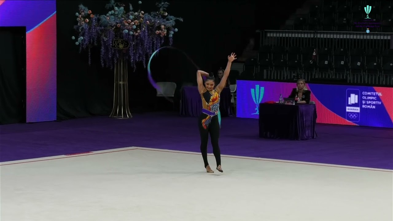 IND KARLE Kimaya Ribbon Seniors FIG RG WCCup Cluj Napoca 2025 #RhythmicGymnastics
