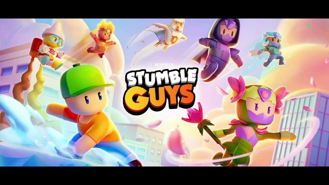 Jogando 5 partidas de stumble guys 
