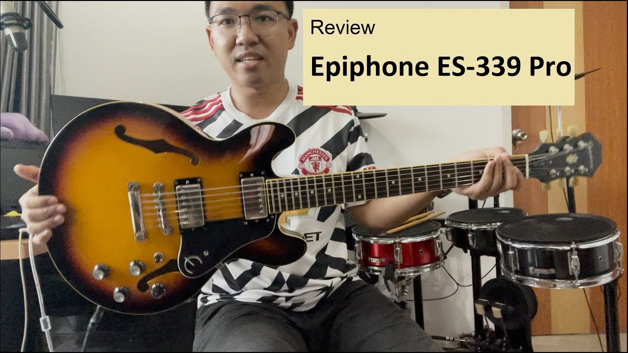 รีวิว Epiphone dot ES339 Pro ปี 2014 สี Vintage Sunburst ราคา 11,500 บาท