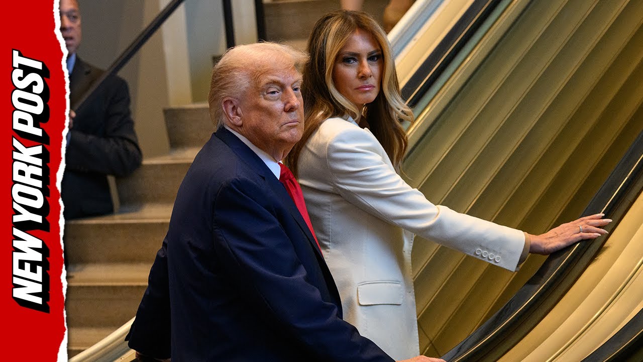 Эскалатор внезапно остановился, когда Трамп и первая леди прибыли в Организацию Объединенных Наций
