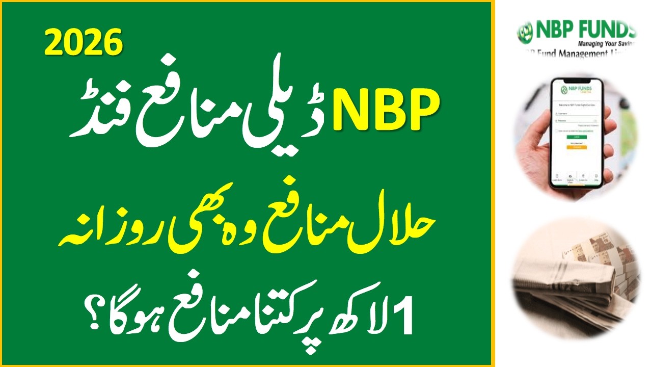 NBP Islamic Daily Dividend Money Market Mutual Fund Profit Rates 2026