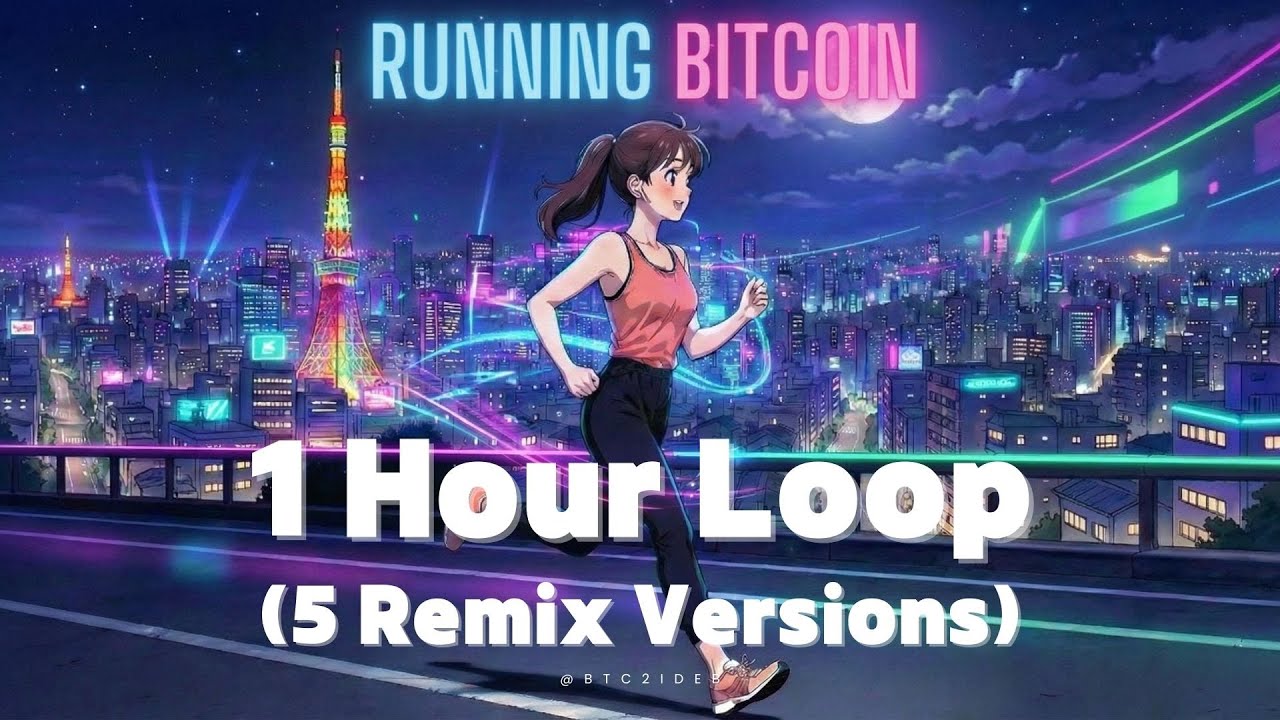 내멋대로비트코인 - Running Bitcoin / 1시간 반복 / 리믹스 버전 / 1 Hour Loop with 5 remix versions / Bitcoin Music