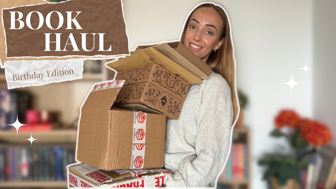 BOOK HAUL: 📚 Unboxing a Mountain of Birthday Books! (Fairyloot, Amazon, Books2door!)