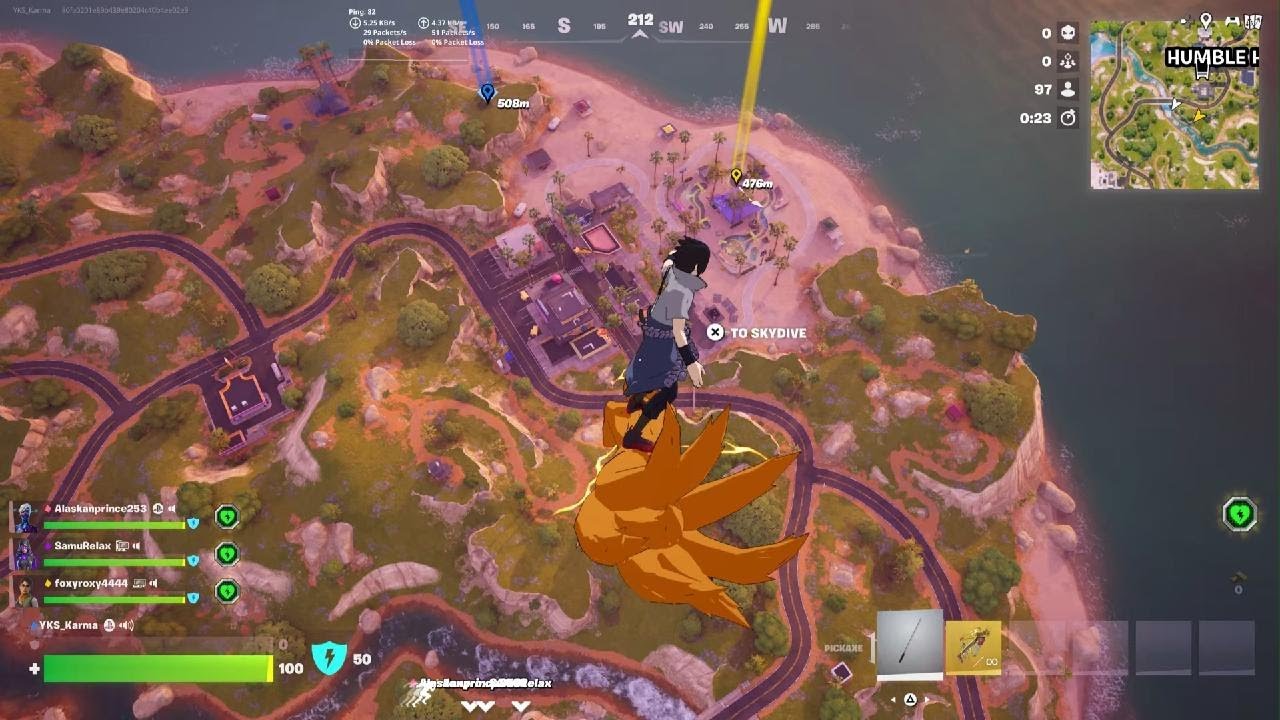 Fortnite Zero Build Squad's #VICTORYROYAL #PS5