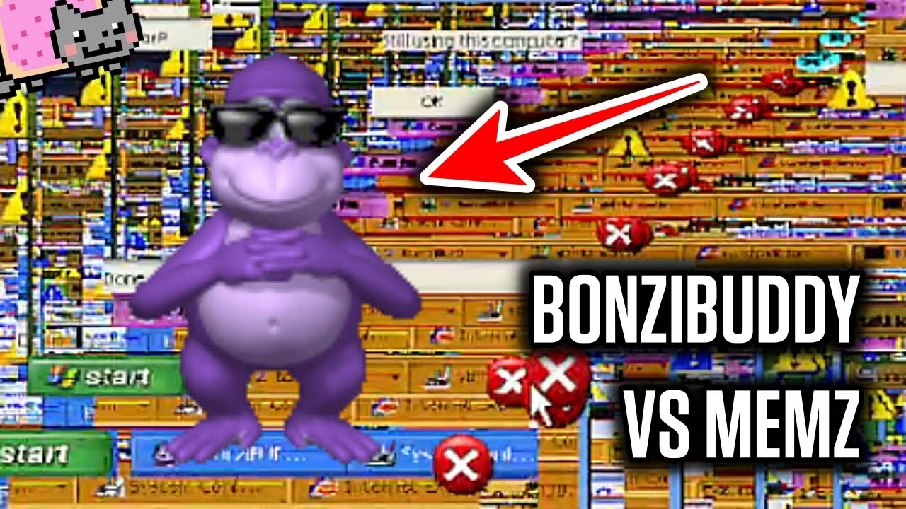 Apakah BonziBuddy vs MEMZ membuat Kera Ungu Bonzi ini Rusak?