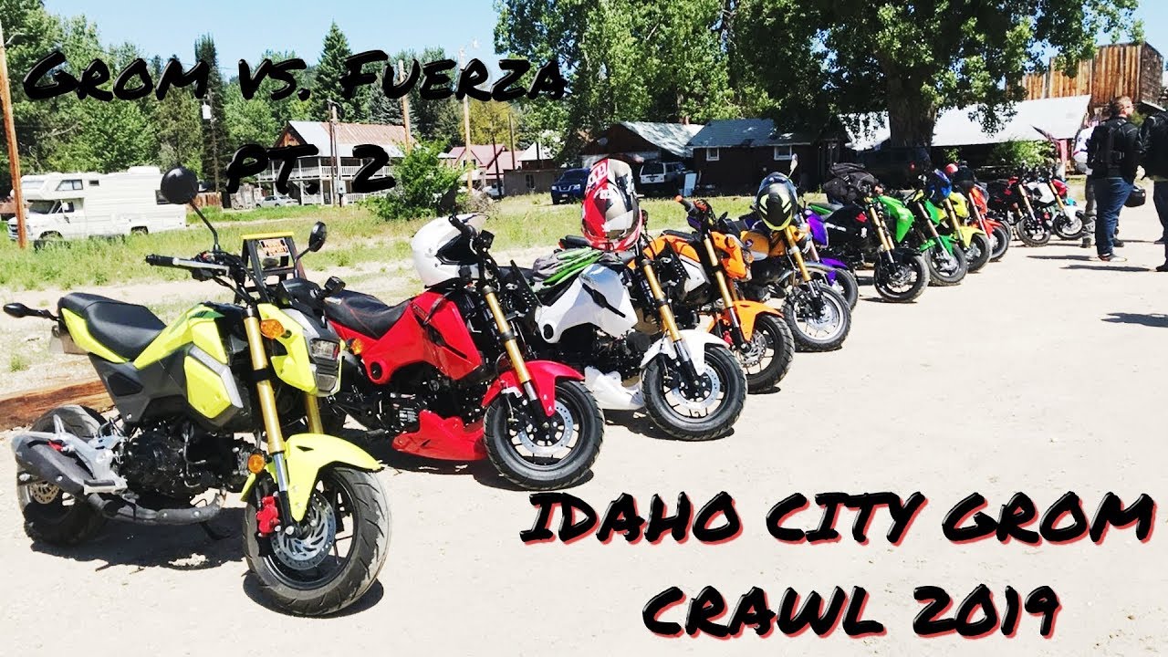 Icebear fuerza review // Idaho City Grom Crawl 2019 // Honda Grom vs. Icebear Fuerza pt. 2