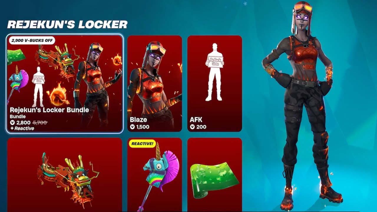 NEW REJEKUN'S LOCKER BUNDLE - Fortnite Item Shop