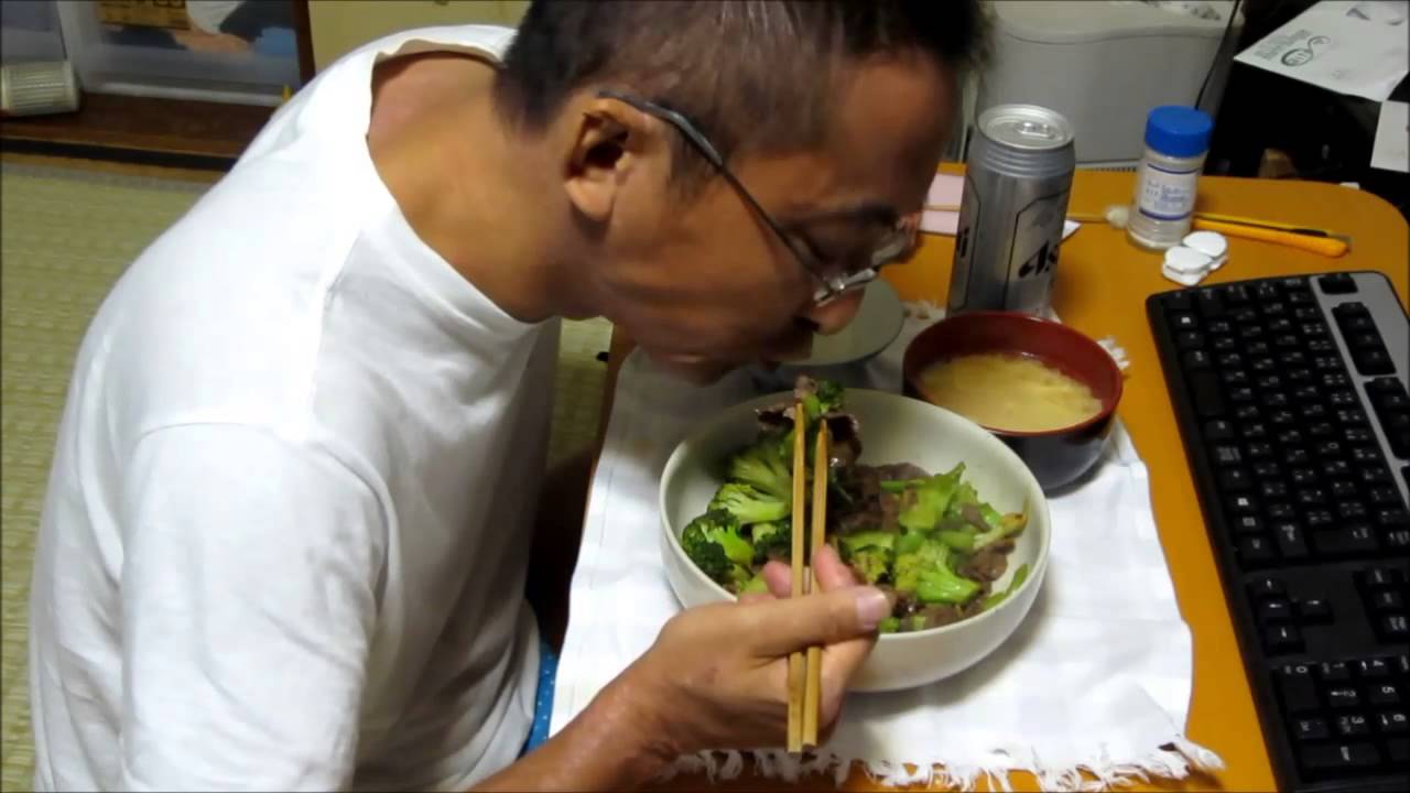 ブロッコリーと牛肉のオイスターソース炒め。