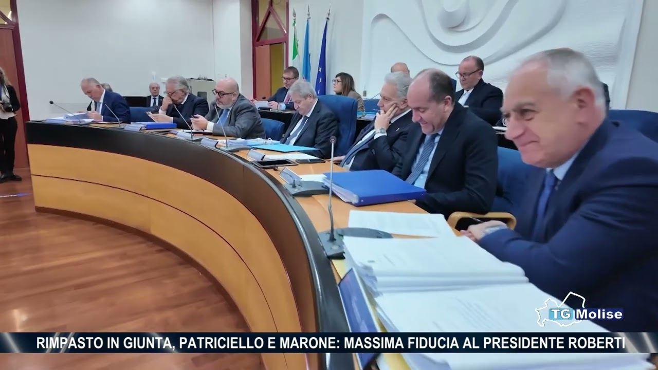 Rimpasto in Giunta, Patriciello e Marone: massima fiducia al presidente Roberti
