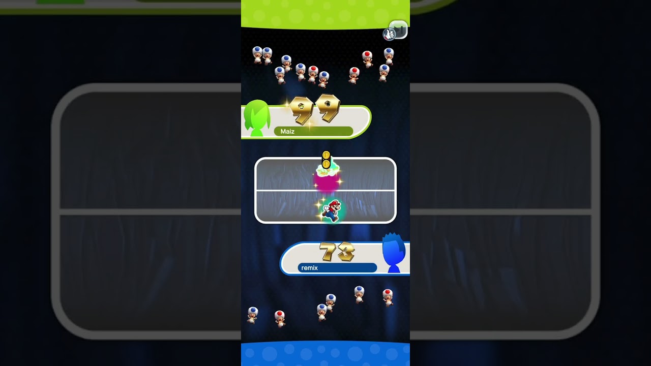 Playing super Mario run unlocking surprise 