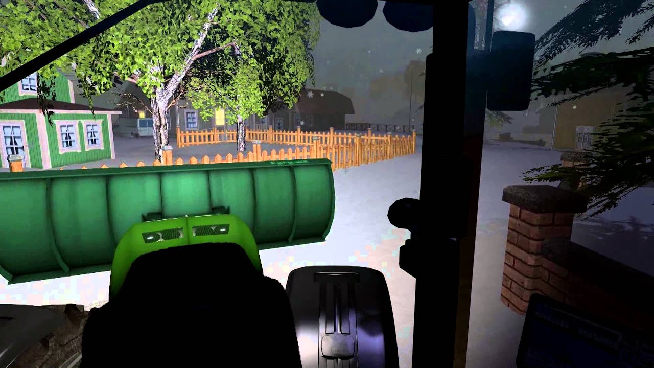 Farming Simulator 15 - Snow Removal John Deere 8330 (Winter & Snow mod)