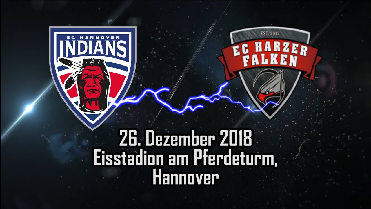 EC Hannover Indians vs Harzer Falken ,26. Dez. 2018,  Eishockeyoberliga Nord