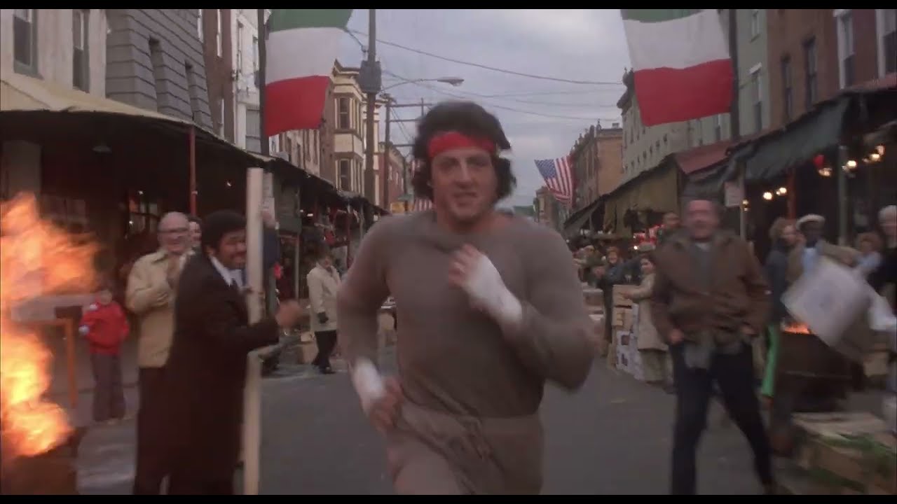 Рокки/Rocky 2 (1979) - Вторая Тренировка Рокки из второго фильма.