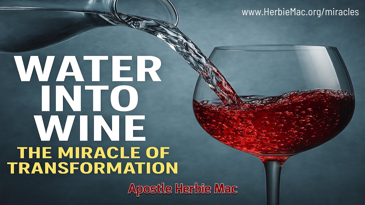  Water Into Wine: THE MIRACLE OF TRANSFORMATION | Apostle Herbie Mac 